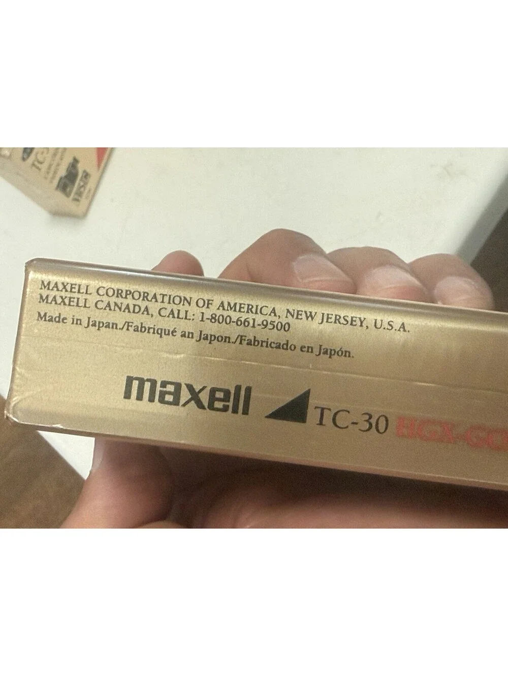 Maxell VHS C HGX-Gold Premium High Grade TC-30 Camcorder Videocassette Lot Of 2